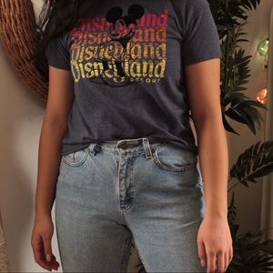 Disney Parks Resort Heather Blue Mickey Mouse Top